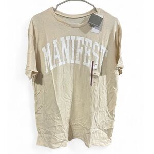 3PCS Grayson Threads Beige 'Manifest' Tee